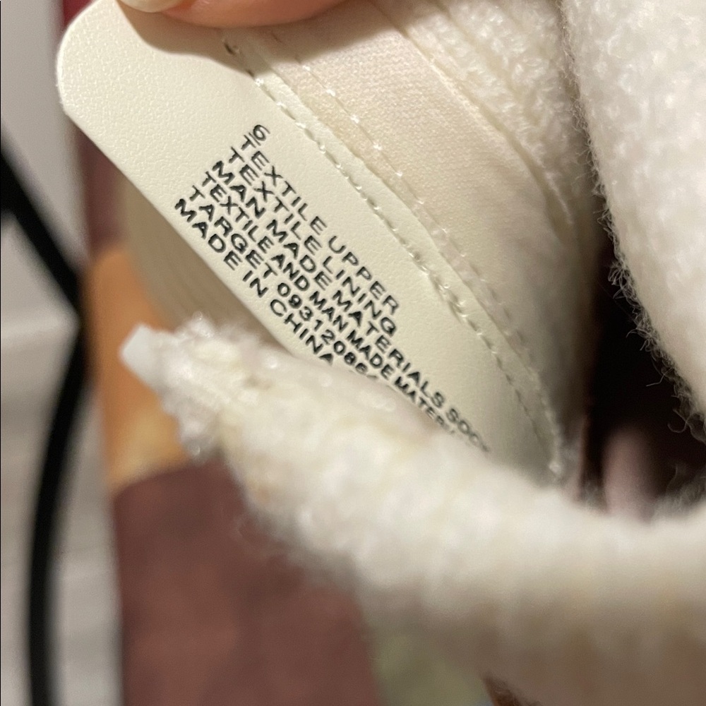 Cat & Jack Tan Kids Boots with Cream Cuffs - Picture 7 of 7